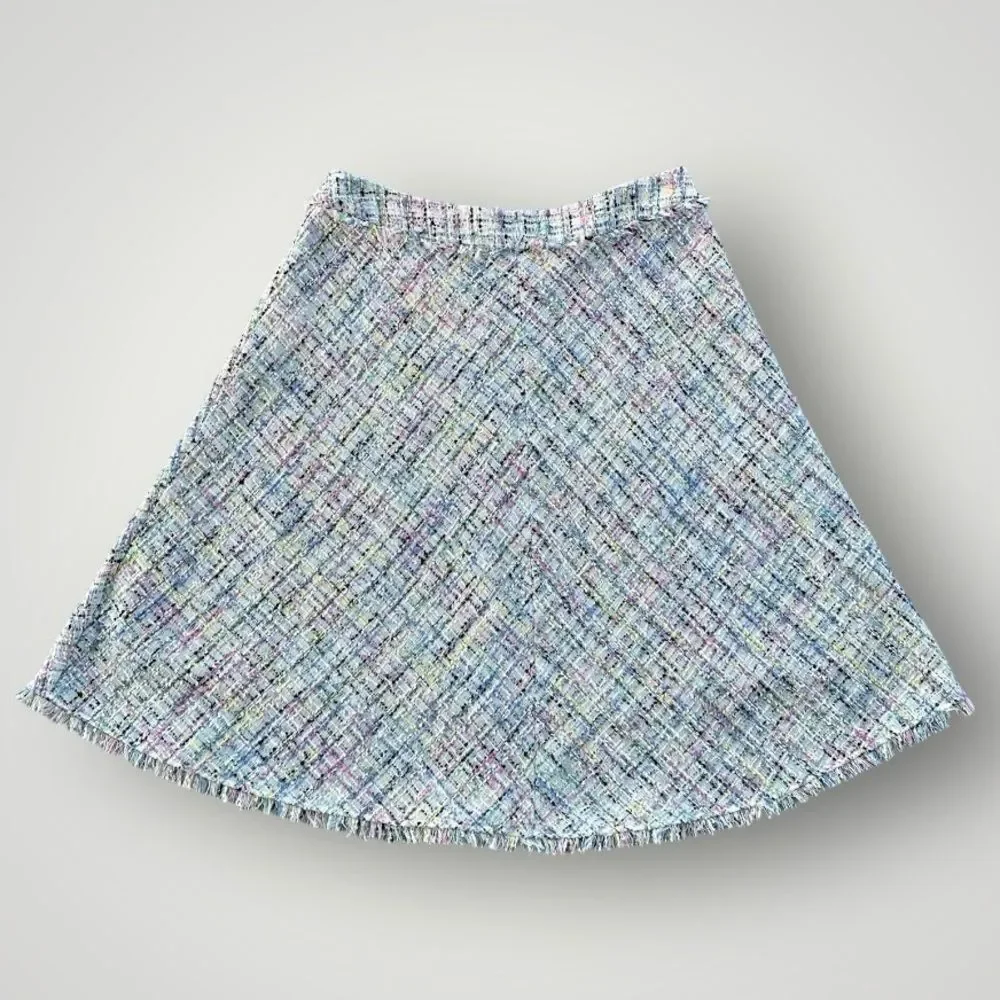 Worthington Pastel Tweed A-Line Skirt